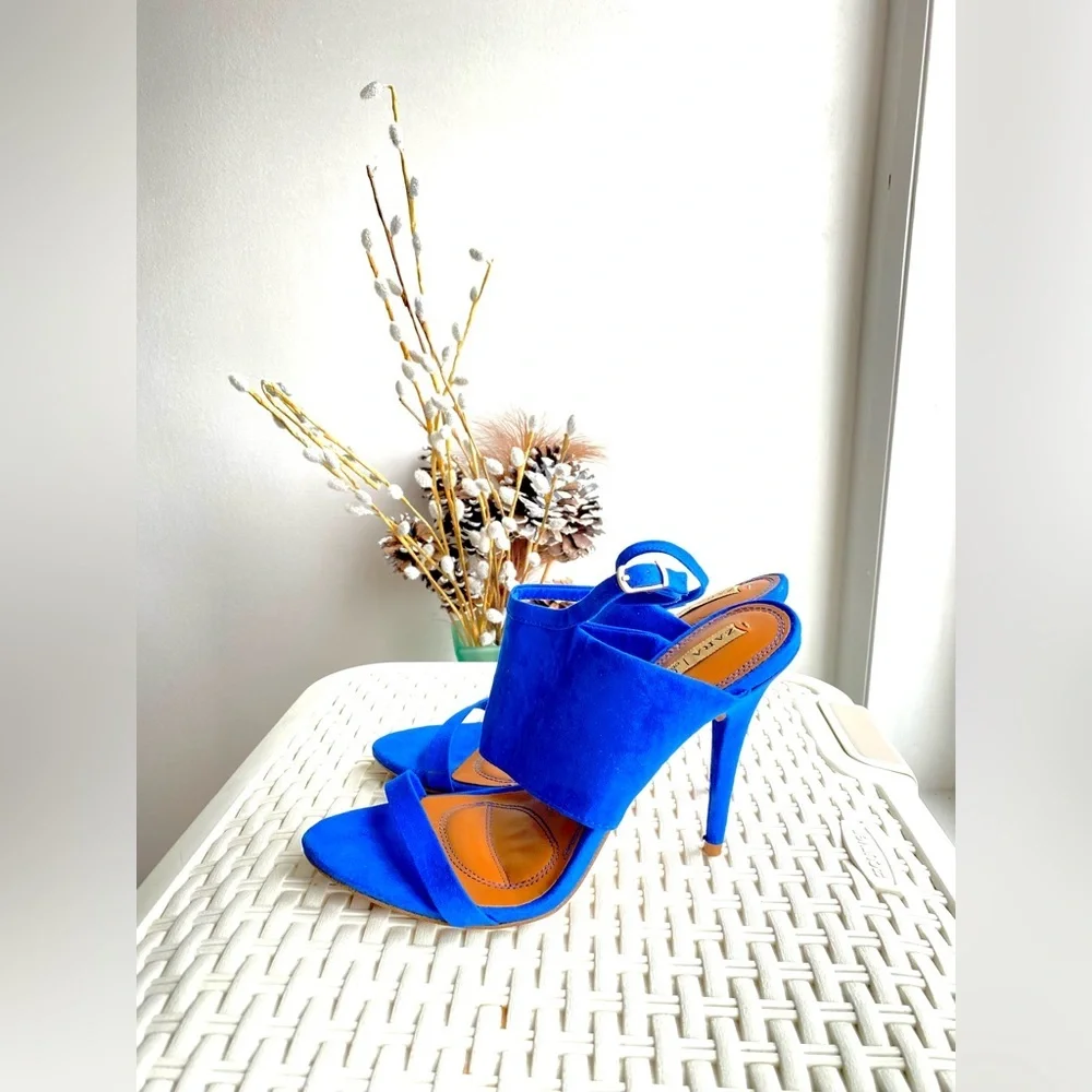 Zara Stilletos in blue - Picture 12 of 14
